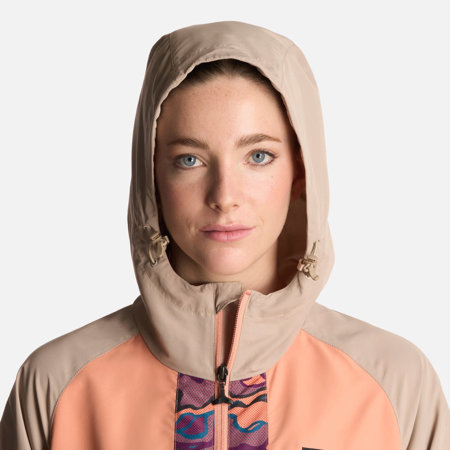 Chaqueta Mujer Aperrao Print Salmon Haka Honu