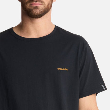 Polera Hombre Natural Negro Haka Honu