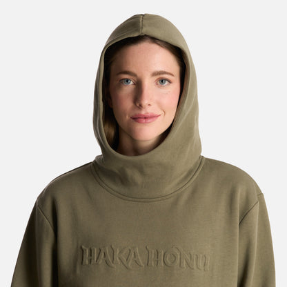 Polerón Mujer Motomami Hoody Verde Oliva Haka Honu