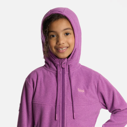 Polerón Niña Stripes Nano-F Full Zip Hoody Morado Lippi