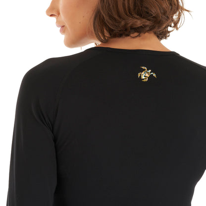 Primera Capa Mujer Puma Austral Top Negro Haka Honu