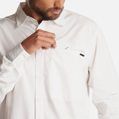 Camisa Hombre Alloy Long Sleeve Shirt Blanco Lippi