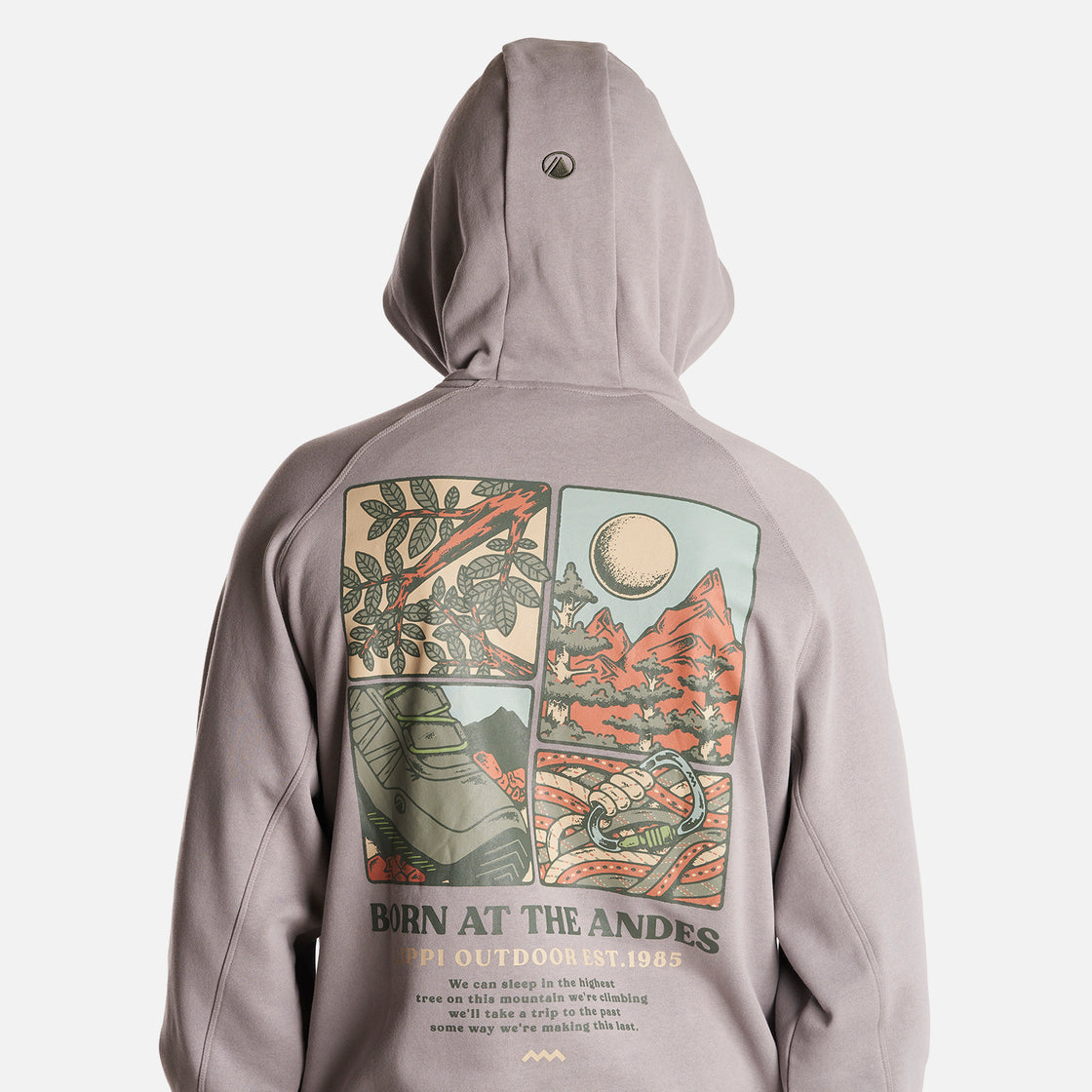 Poleron Hombre Insigne Hoody Sweatshirt Back Print Malva Lippi