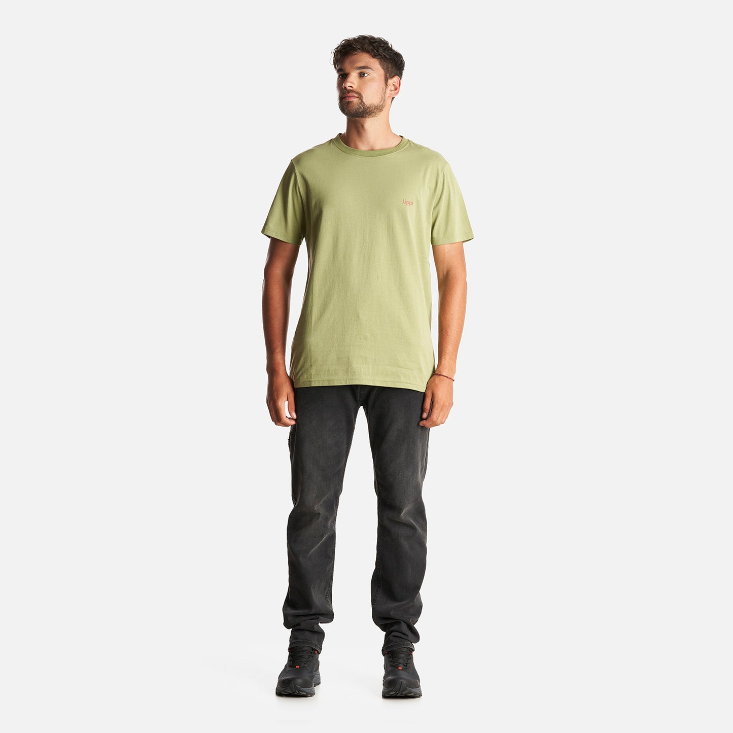 Polera Hombre Into the Mountain T-Shirt Verde Mate Lippi