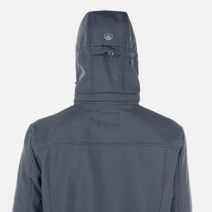 Chaqueta Hombre Macaya Softshell Hoody Jacket Gris Oscuro Lippi