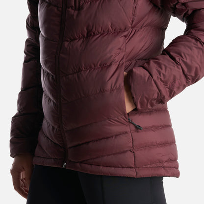 Chaqueta Mujer Bazpur Down Hoody Jacket Burdeo Lippi