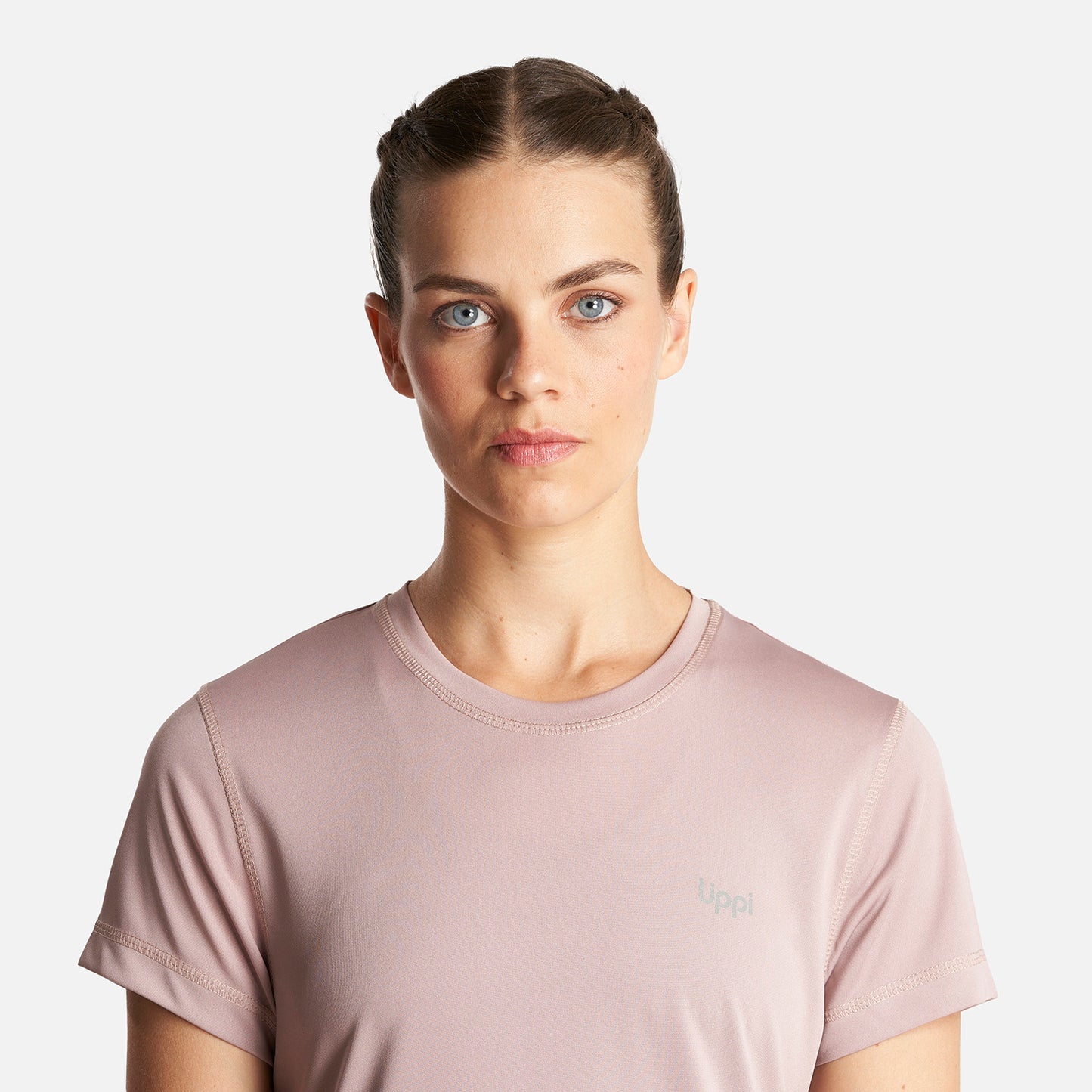 Polera Mujer Core Q-Dry T-Shirt Rosa Claro Lippi