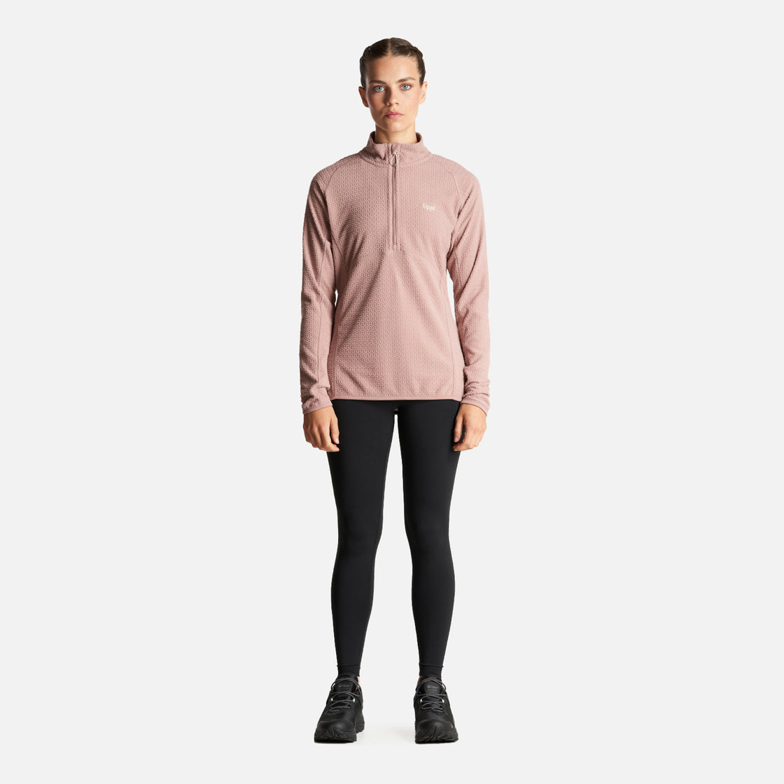 Poleron Mujer Jacaranda Nano-F 14 Zip Rosa Claro Lippi