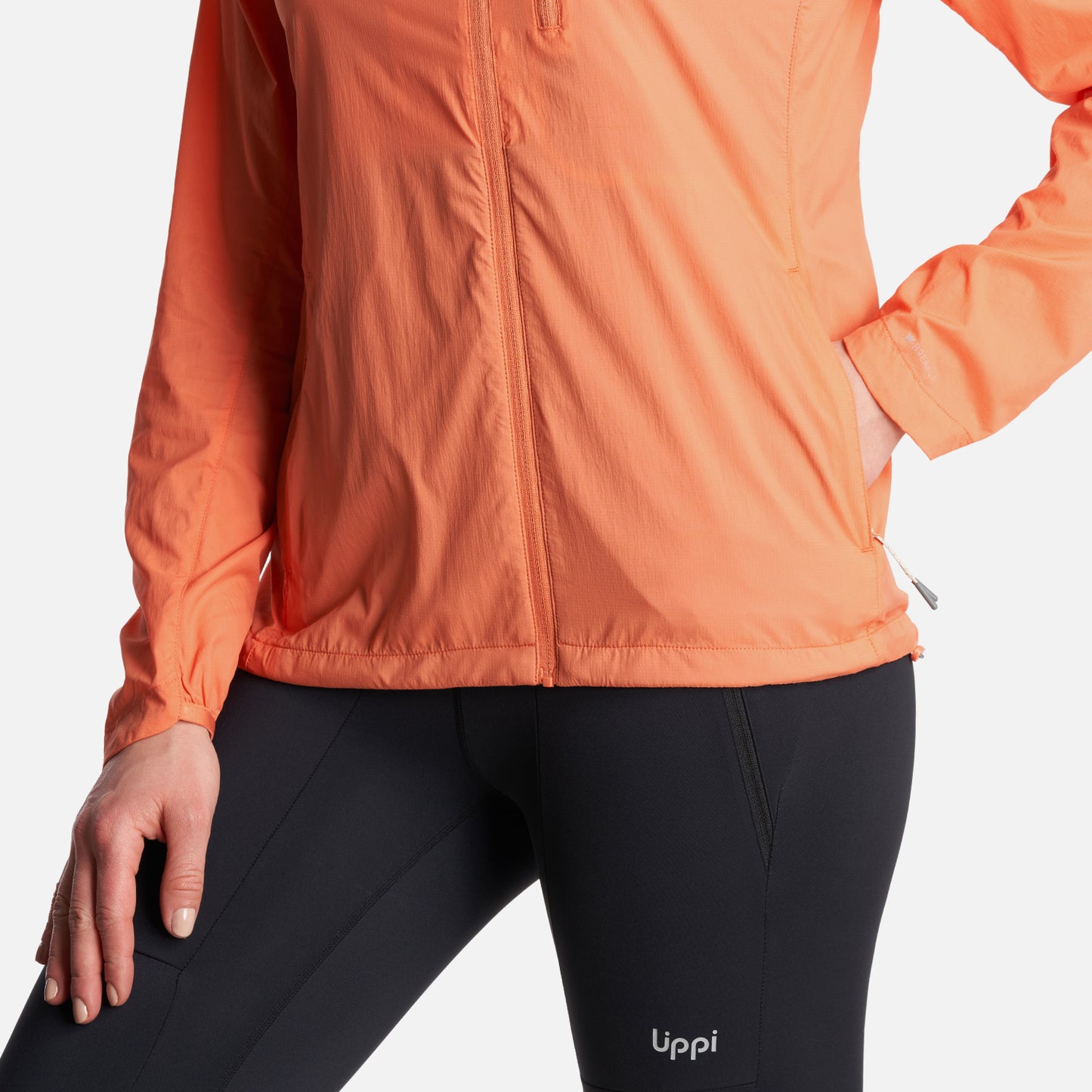 Chaqueta Mujer  Spry WindBreaker Hoody Jacket Salmon Lippi