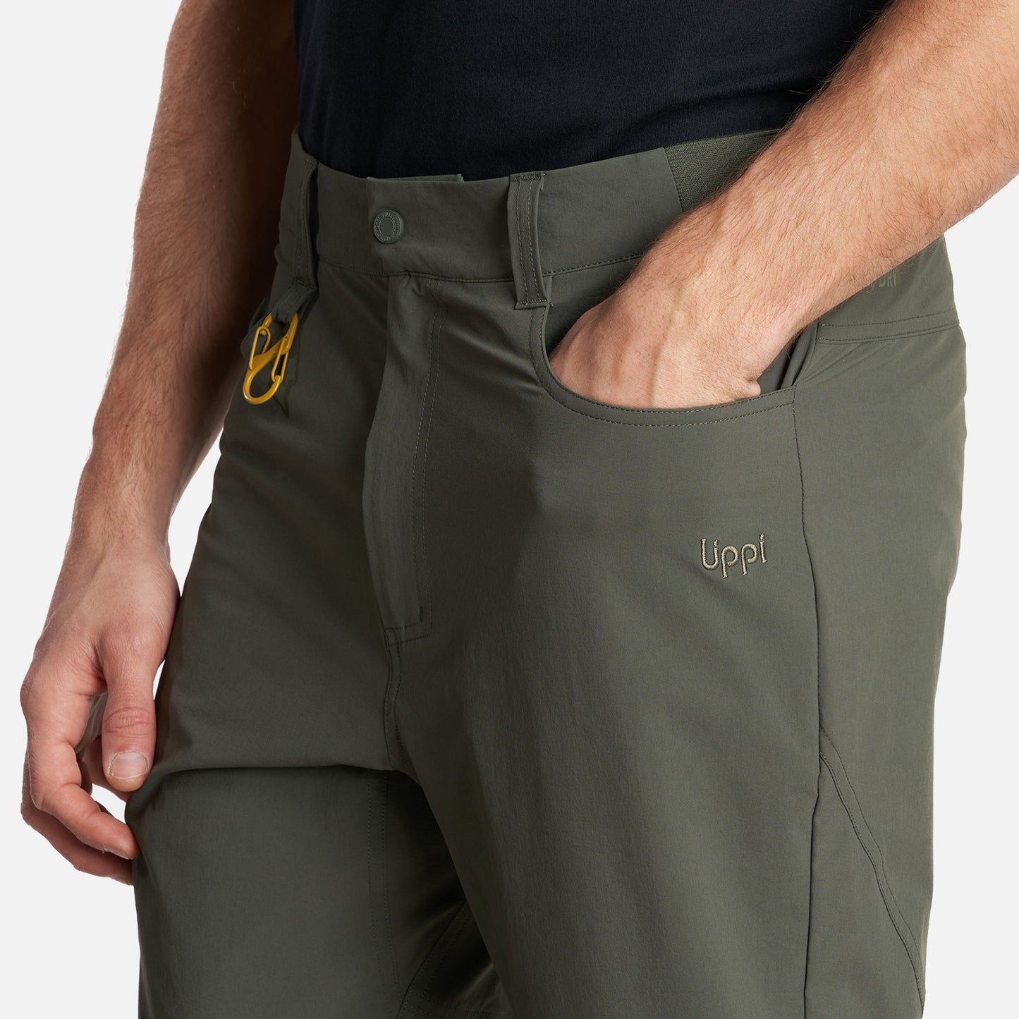 Pantalon Hombre Lennox Q-Dry Mix-2 Pants Verde Militar Lippi