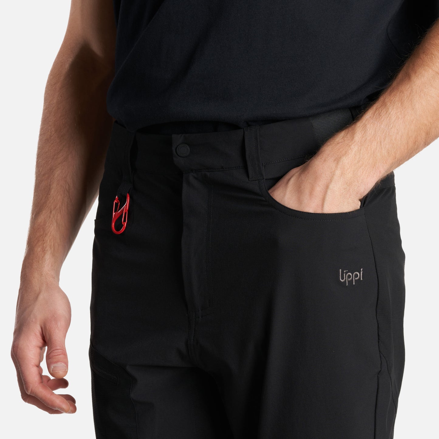 Pantalon Hombre Lennox Q-Dry Regular Fit Pants Negro Lippi