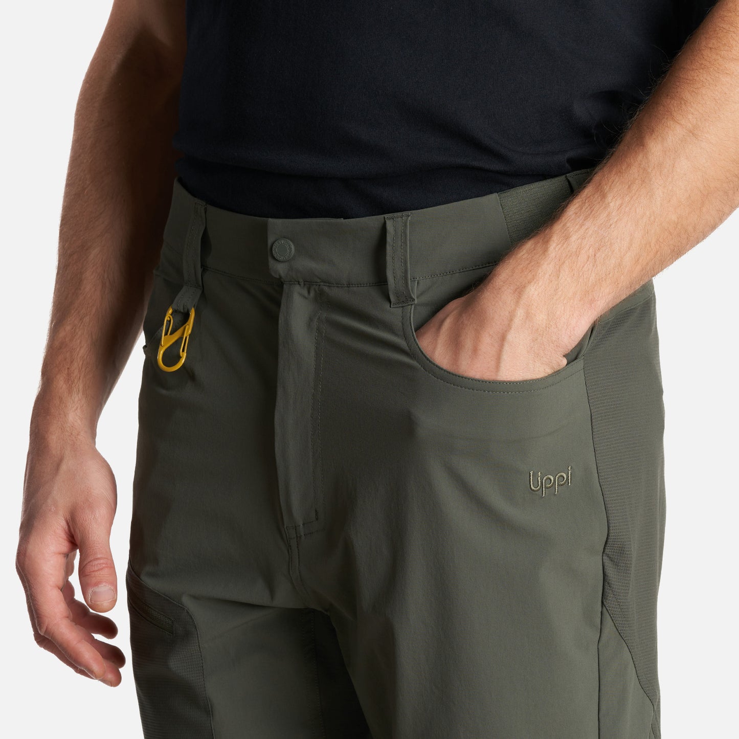 Pantalon Hombre Lennox Q-Dry Regular Fit Pants Verde Militar Lippi