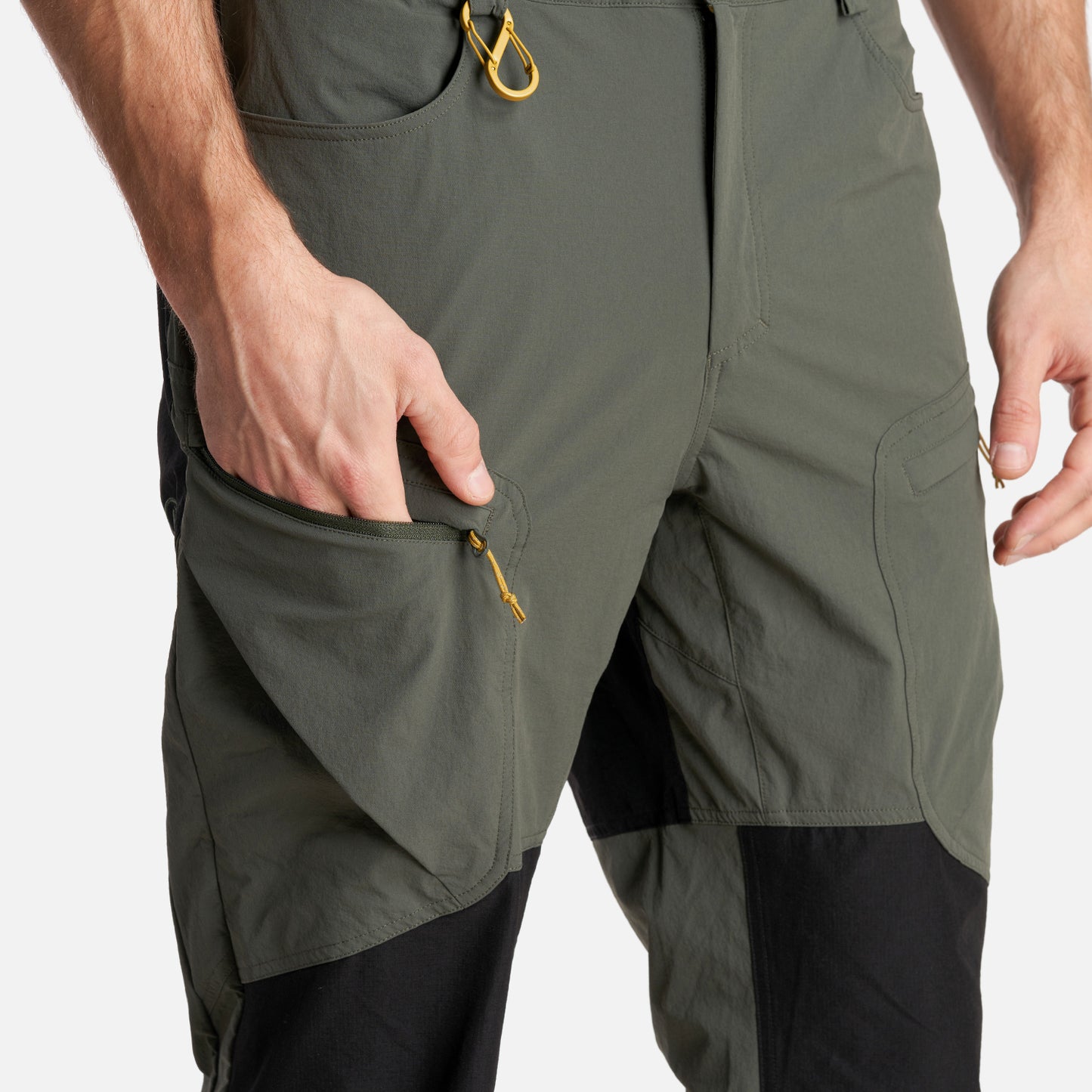 Pantalon Hombre Wollaston Mountain Q-Dry Regular Fit Pants Verde Militar Lippi