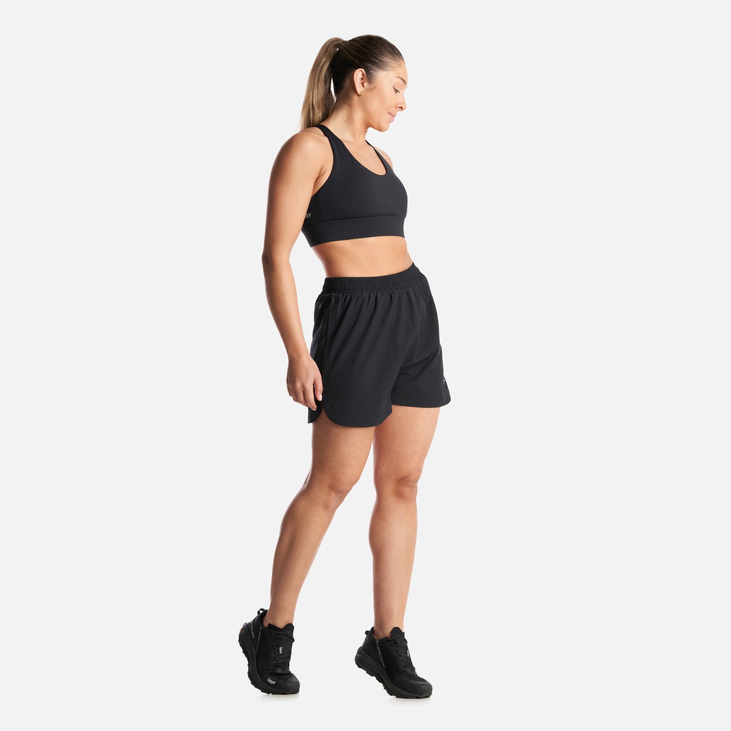 Short Mujer  Trail Q-Dry Shorts Negro Lippi