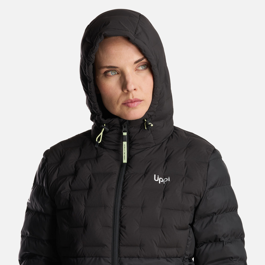 Chaqueta Mujer Bazpur EVO Down Hoody Jacket Negro Lippi