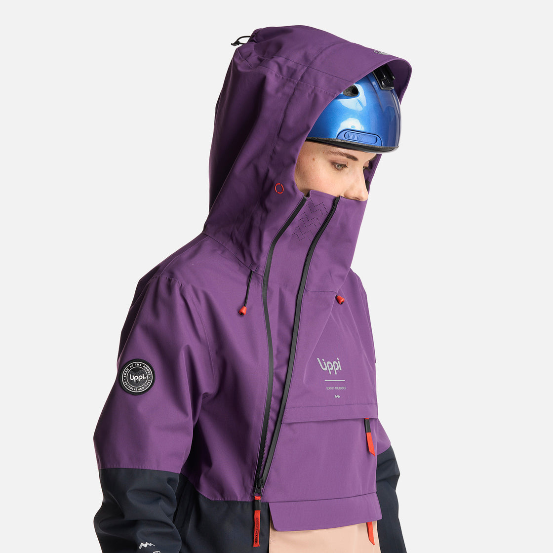 Chaqueta Mujer Black Hill 14 Zip B-Dry Jacket Morado Lippi