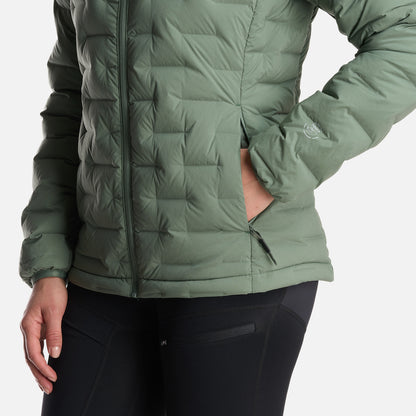 Chaqueta Mujer Ultimate Stretch Down Jacket Verde Musgo Lippi