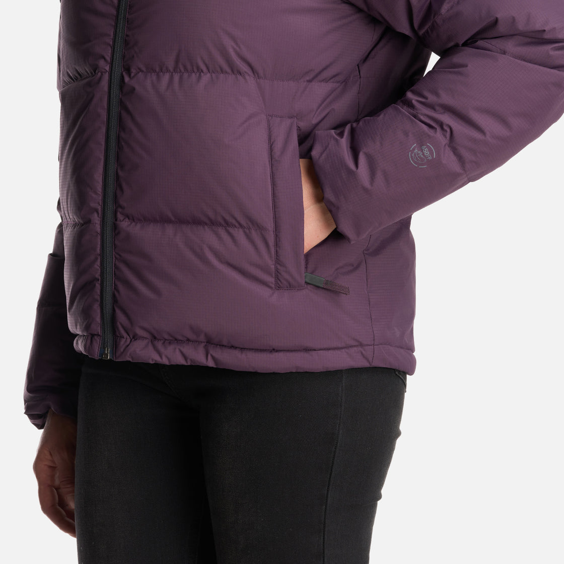 Chaqueta Mujer Urban Down Jacket Morado Oscuro Lippi