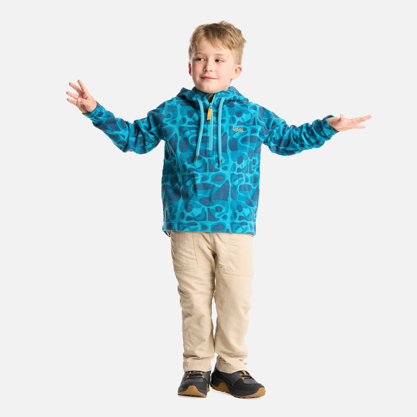 Chaqueta Niño Cold Day Therm-Pro Hoody Jacket Print Petroleo Lippi