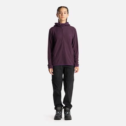 Poleron Teen Girl Mild Nano-F 14 Zip Hoody Morado Oscuro Lippi