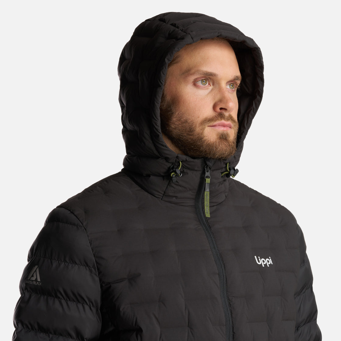 Chaqueta Hombre Bazpur EVO Down Hoody Jacket Negro Lippi