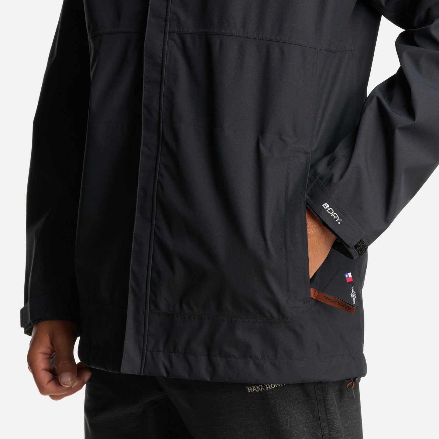 Chaqueta Hombre Viento Norte Negro Haka Honu