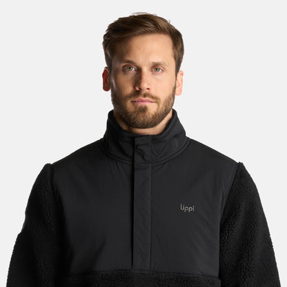 Chaqueta Hombre Glaciar Sherpa-Pro 1/4 Zip Jacket Negro Lippi