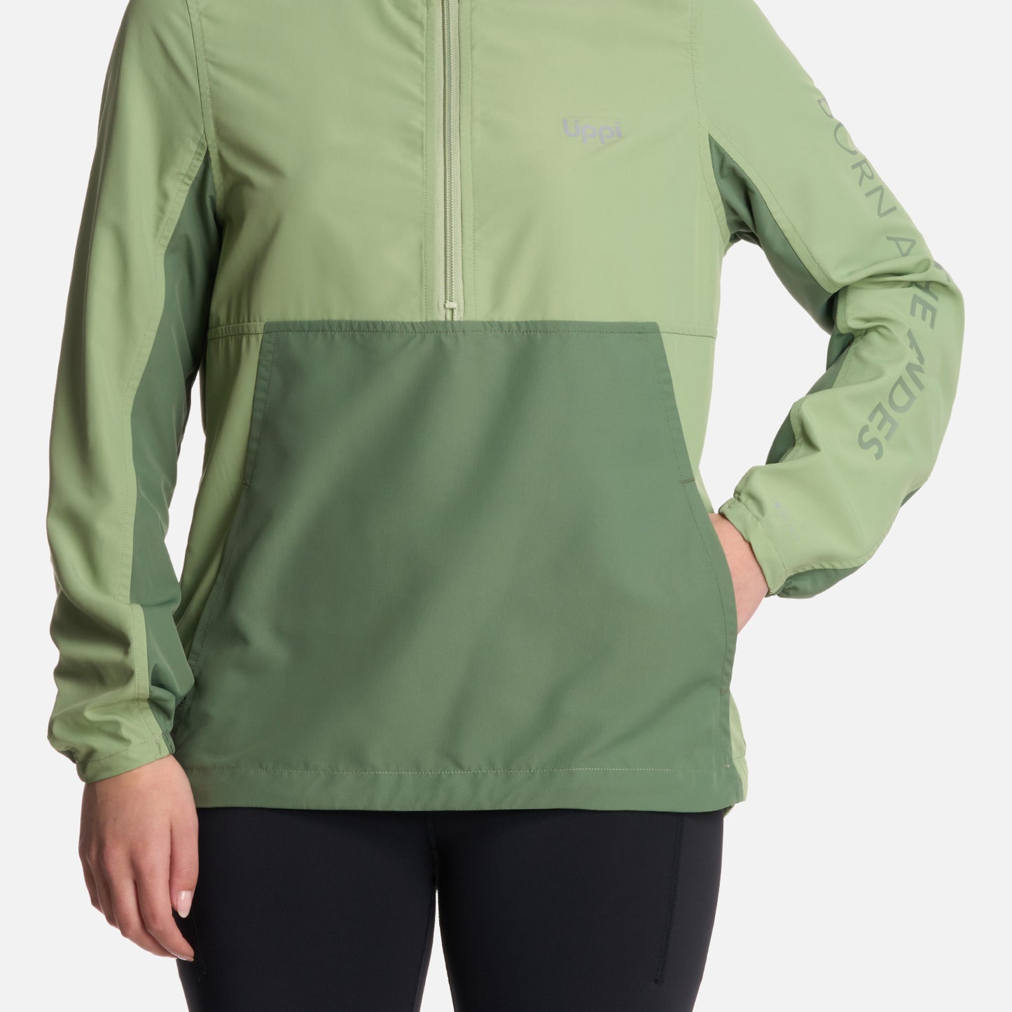 Chaqueta Mujer Nightfall WindBreaker 1/4 Zip Hoody Jacket Jade Lippi