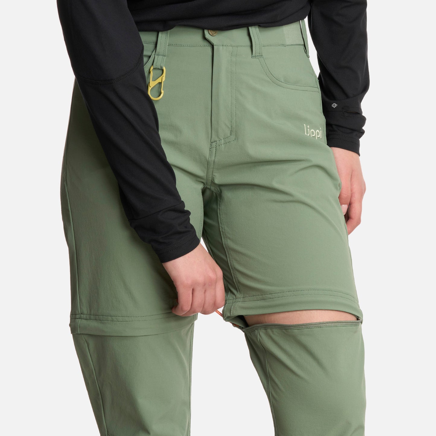 Pantalón Mujer Lennox Q-Dry Mix-2 Pants Jade Oscuro Lippi