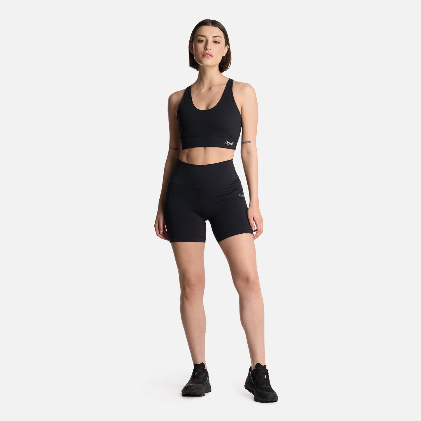 Calza Mujer In-Action Sport Short Leggings Negro Lippi