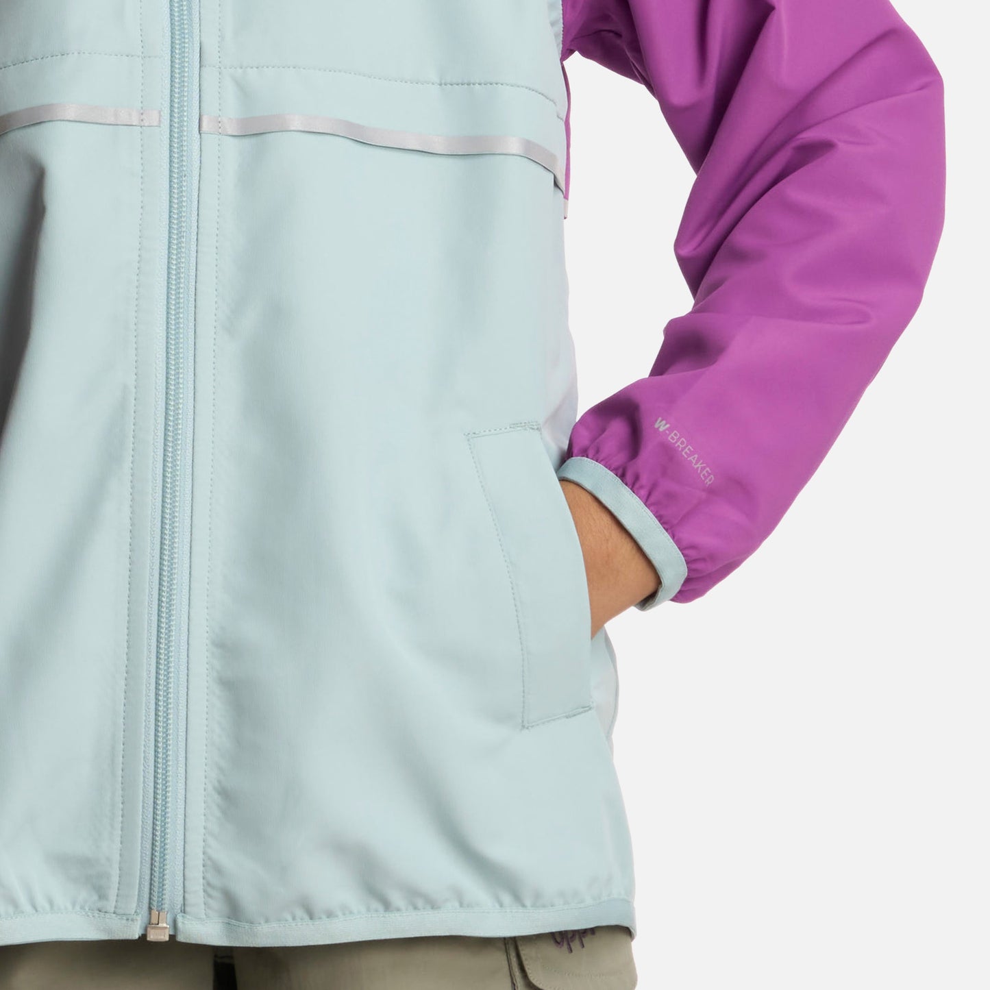 Chaqueta Niña Nightfall WindBreaker Hoody Jacket Morado Lippi