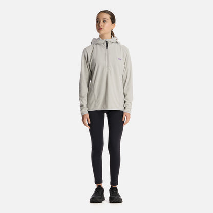 Polerón Teen Girl Mild Nano-F 14 Zip Hoody Gris Claro Lippi