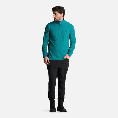 Polerón Hombre Jacaranda Nano-F 14 Zip Turquesa Lippi