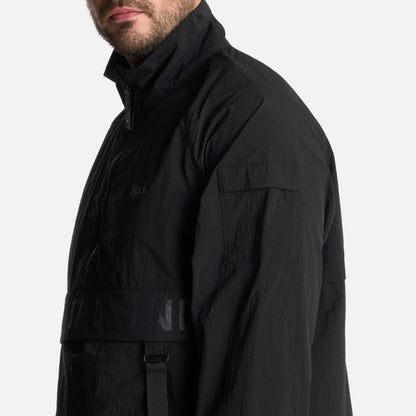 Chaqueta Hombre WindCity WindBreaker 1/4 Zip Jacket Negro Lippi