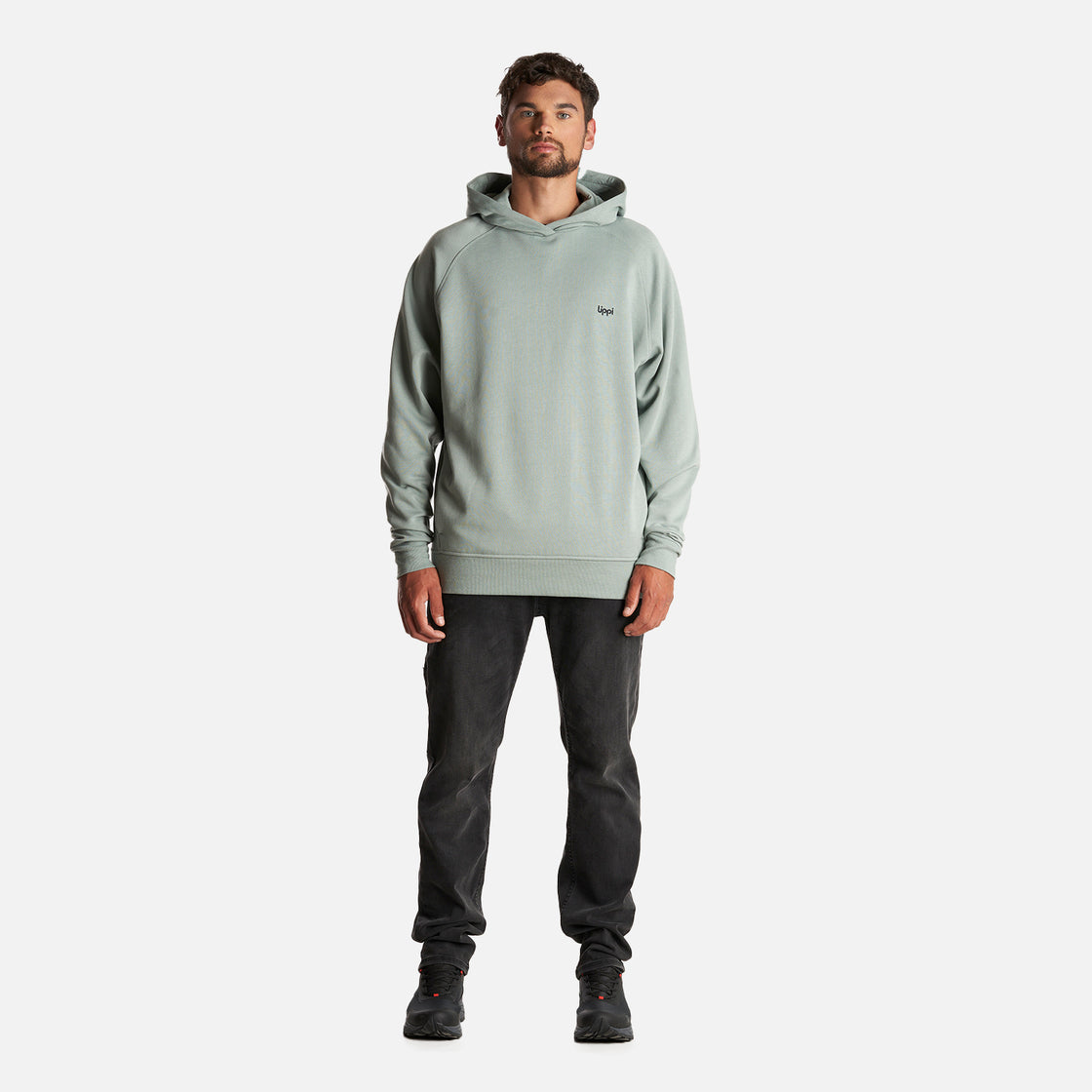 Poleron Hombre Insigne Hoody Sweatshirt Back Print Jade Lippi