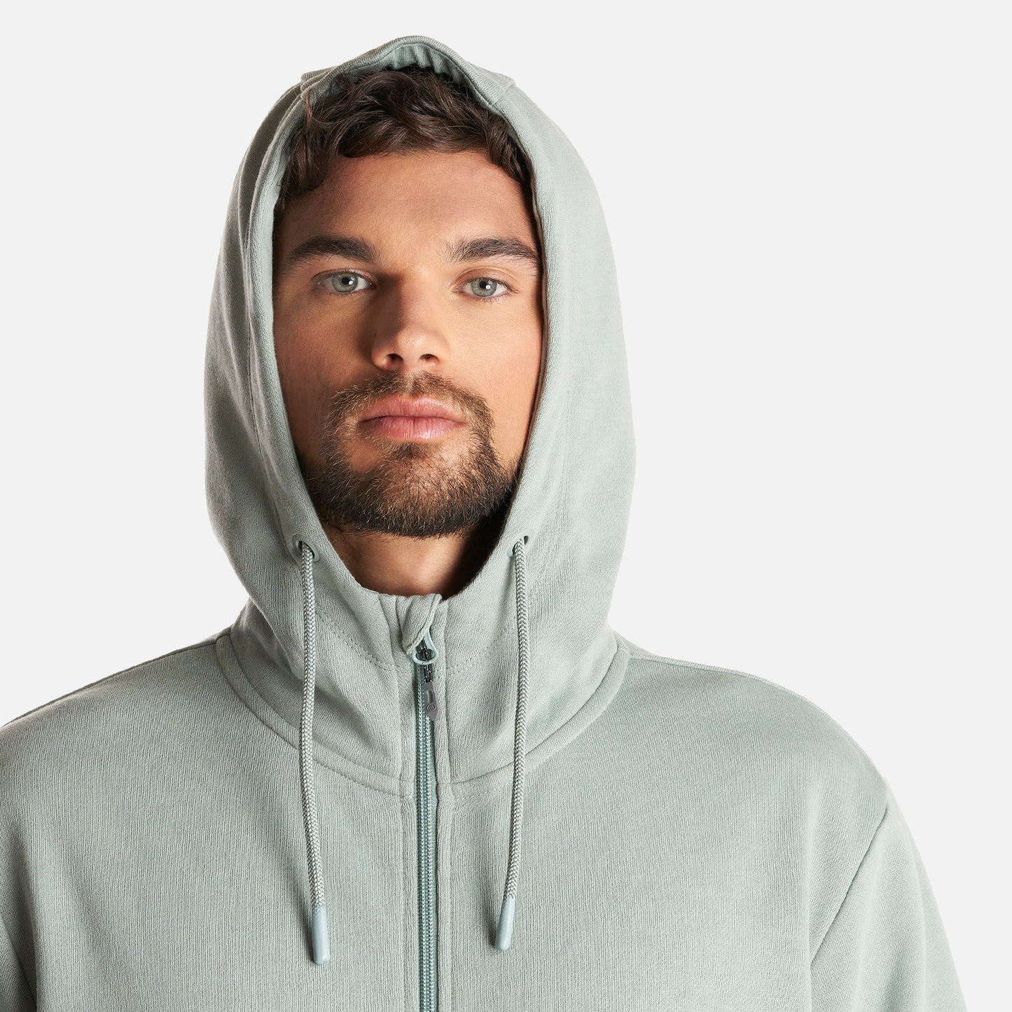 Poleron Hombre Ulmo Full Zip Hoody Sweatshirt Jade    Lippi