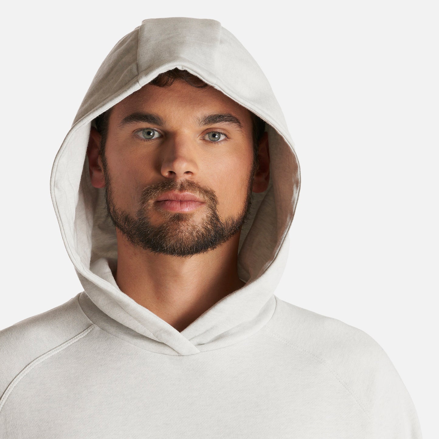 Poleron Hombre Ulmo Hoody Sweatshirt Melange Gris Claro Lippi