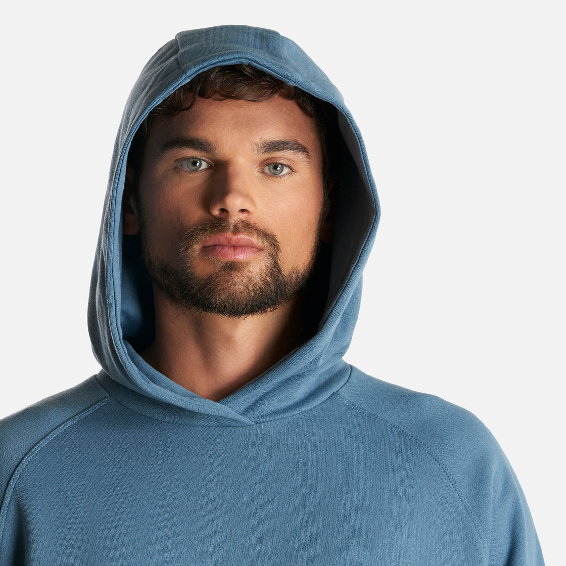 Poleron Hombre Ulmo Hoody Sweatshirt Azul Piedra Lippi