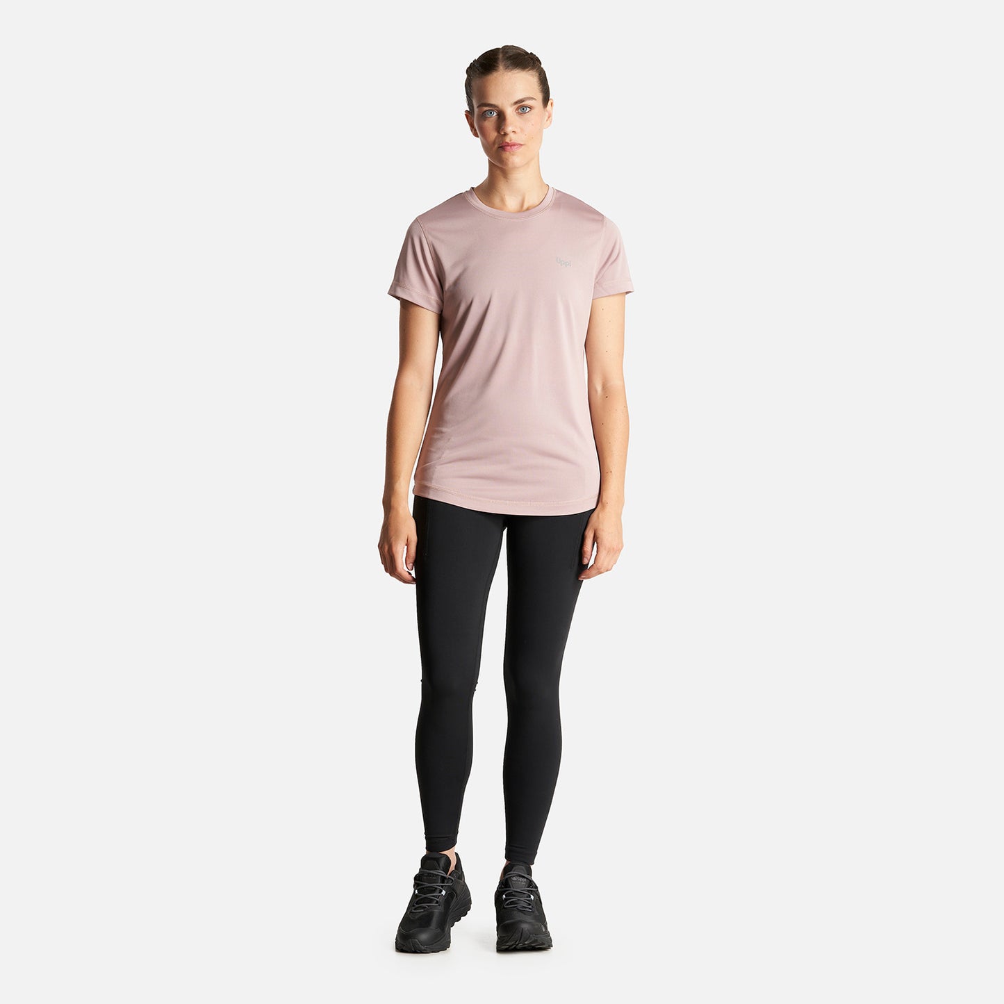 Polera Mujer Core Q-Dry T-Shirt Rosa Claro Lippi