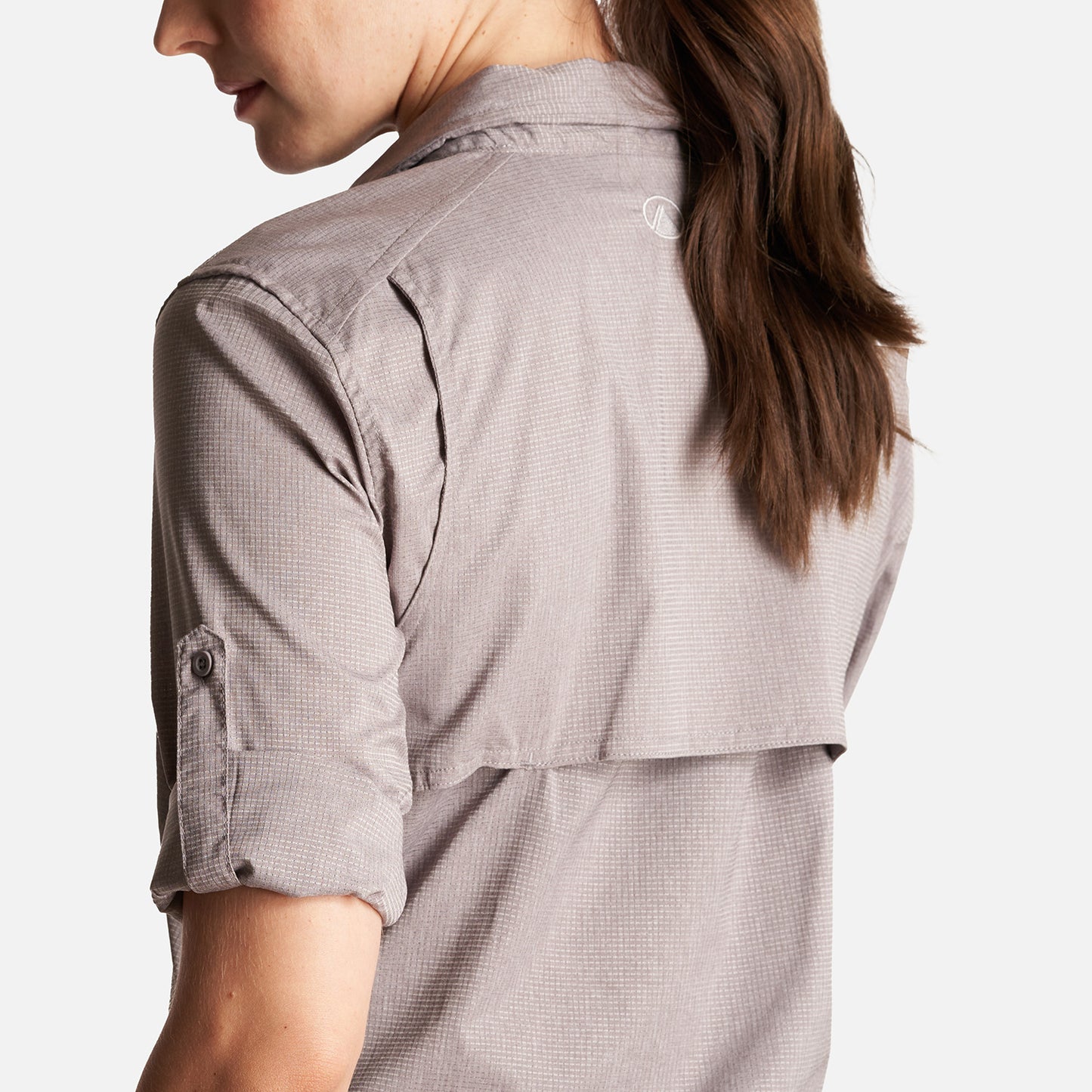 Camisa Mujer Rosselot Long Sleeve Q-Dry Shirt Malva Lippi