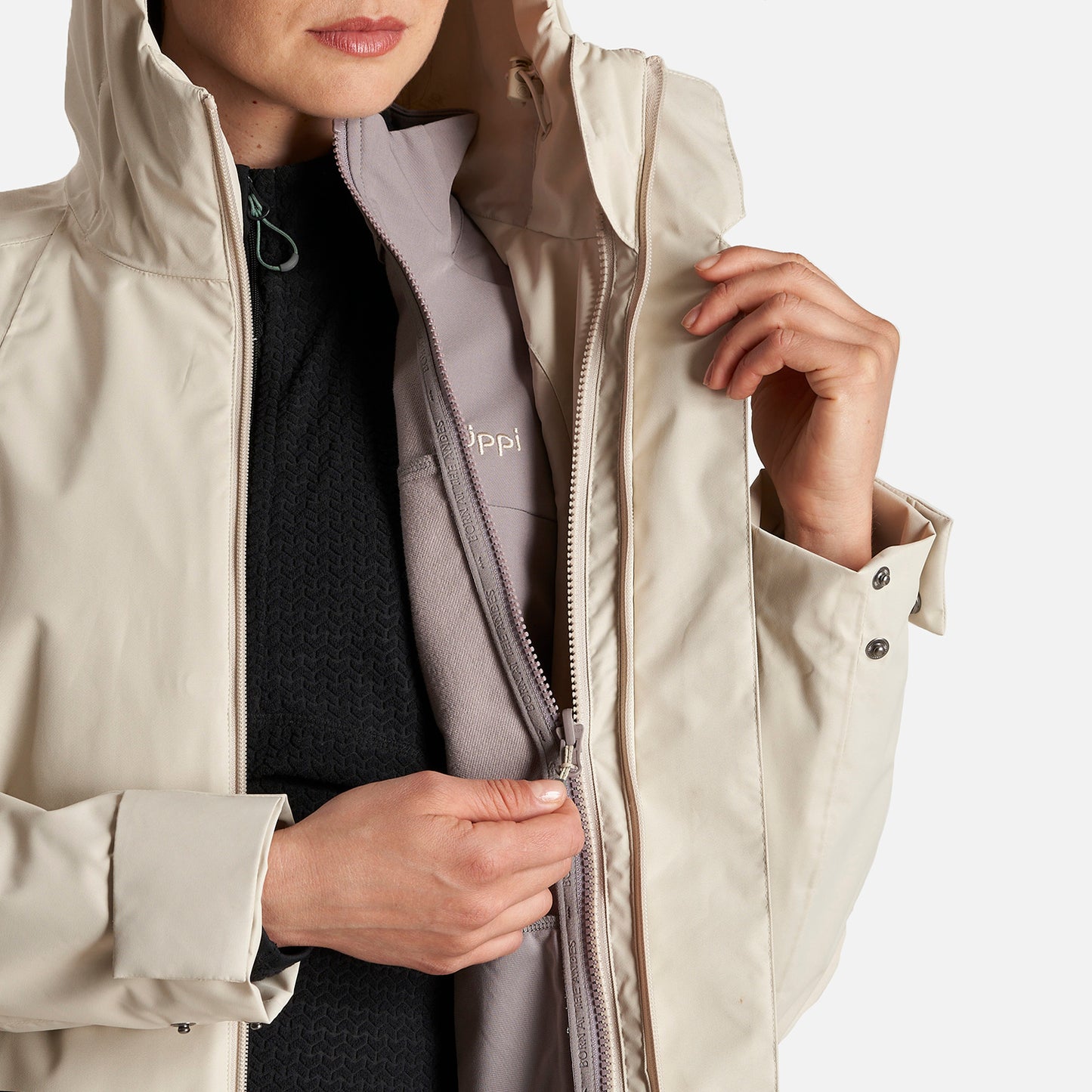 Chaqueta Mujer Smart Protect Fusion 3 Jacket Crema/Malva Lippi