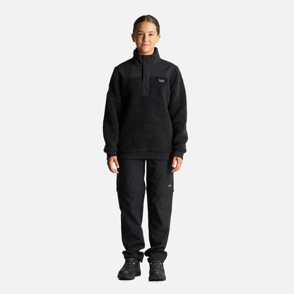 Chaqueta Teen Girl Glaciar Sherpa Pro 1/4 Zip Jacket  Negro Lippi