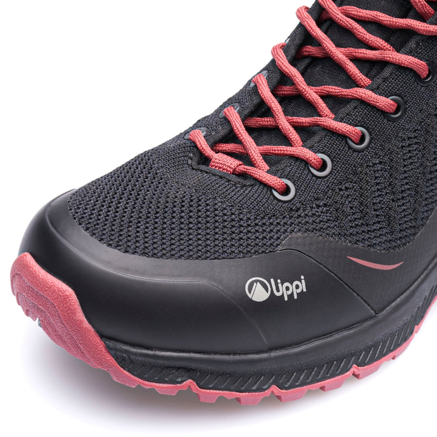 Botín Mujer Light Rock Mid ECO Negro Rosa Lippi