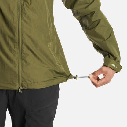 Chaqueta Hombre Nassau B-Dry Hoody Jacket Verde Oliva Lippi