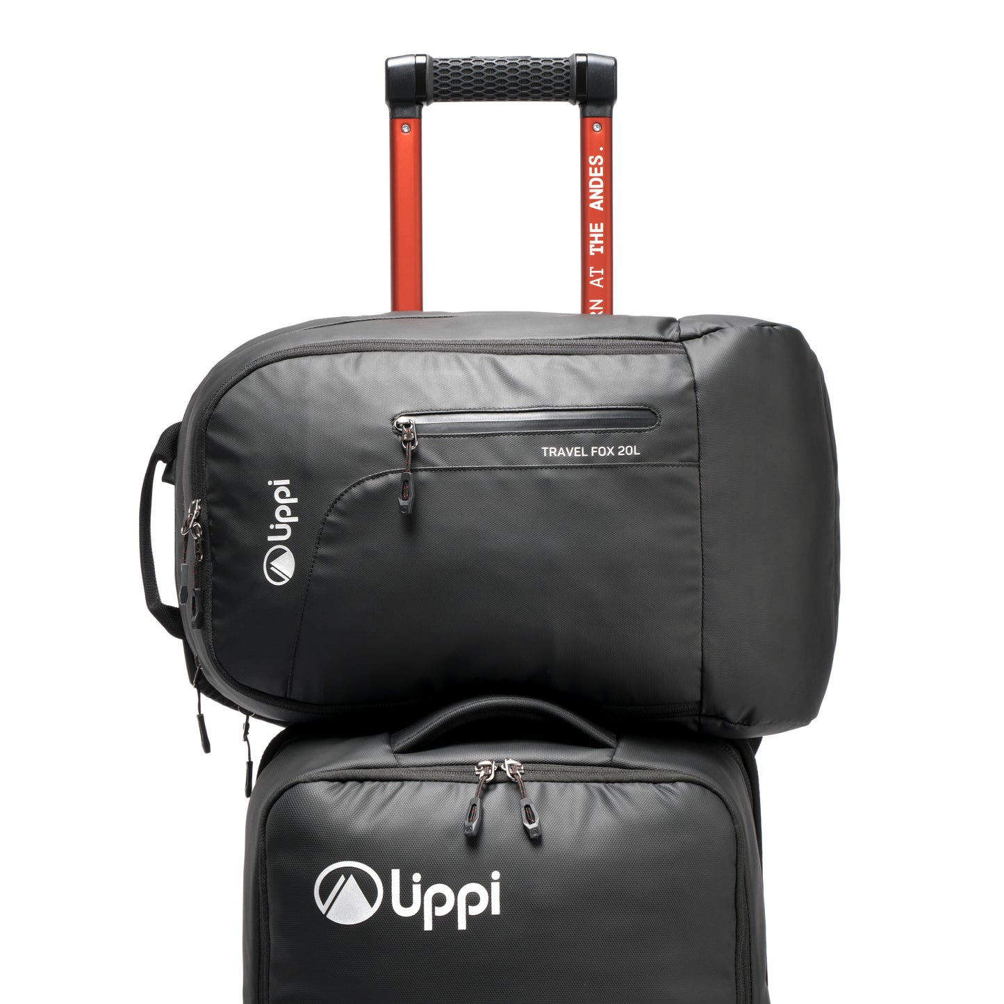 Bolso Travel Fox wheel Duffel 45L Negro Lippi