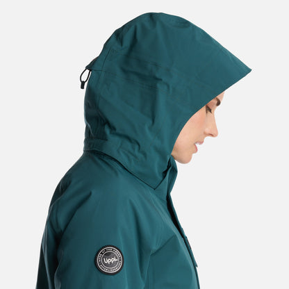 Chaqueta Mujer Andes B-Dry Hoody Jacket Verde Bosque Lippi