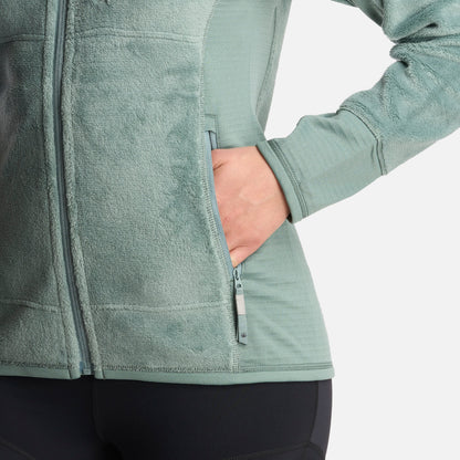 Chaqueta Mujer Numan Shaggy-Pro Jacket Jade Oscuro Lippi