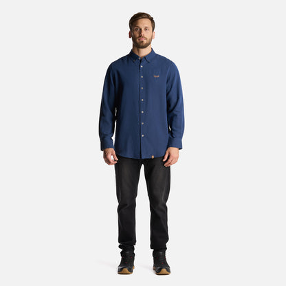 Camisa Hombre DayBreak B-Dry Shirt Azul Marino Lippi