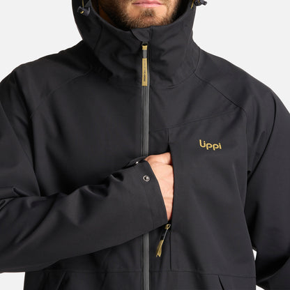 Chaqueta Hombre Massif B-Dry Hoody Jacket Negro Lippi