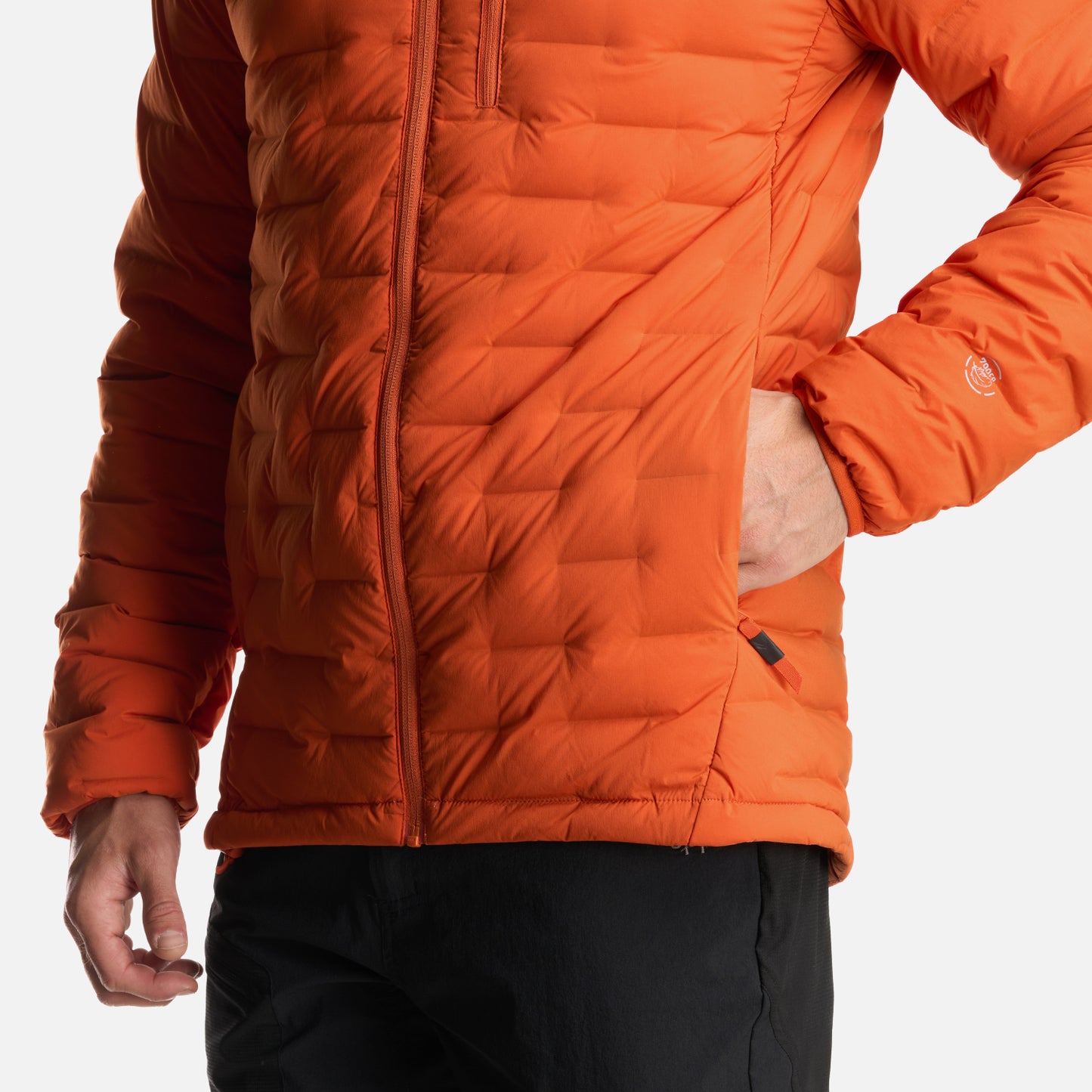 Chaqueta Hombre Ultimate Stretch Down Jacket Naranja Oscuro Lippi